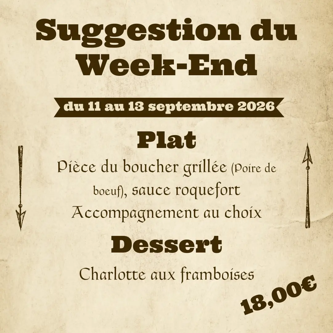 Suggestion du week-end du 08 au 11 mai 2025